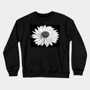 Black and White Flower Crewneck Sweatshirt